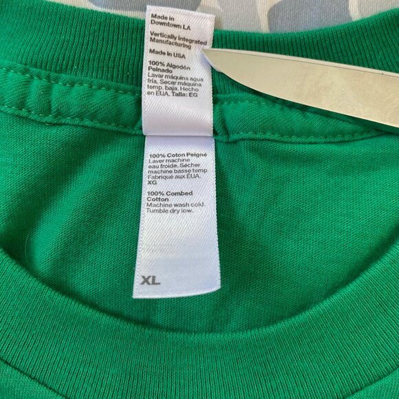 NEW RARE FrontierVille by Zynga T-shirt Green Sz XL - Picture 10 of 11